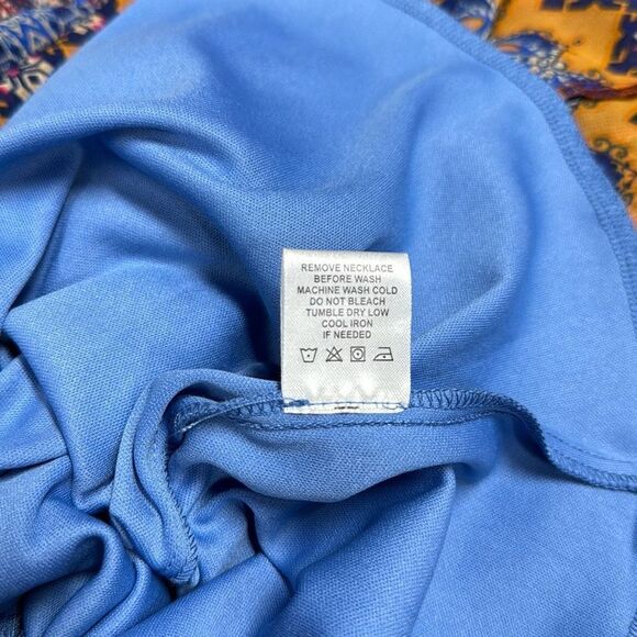 Tacera Multi Cold Shoulder Quarter Sleeve Dress Size Medium NEW - Picture 7 of 8